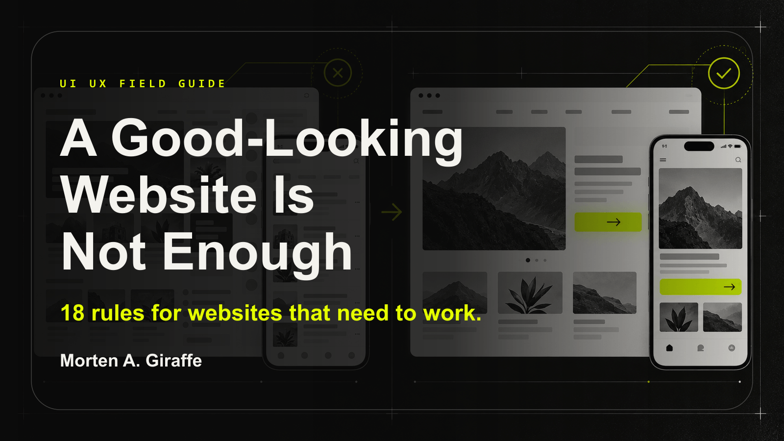 Journal — Original Morten A. Giraffe field guides to UI/UX and technical SEO: clearer interfaces,…